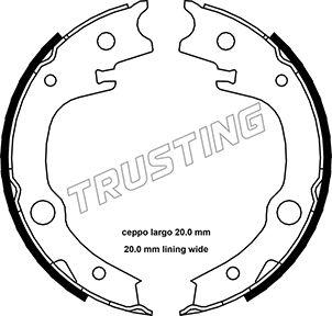 Trusting 115.315 - Kit ganasce, Freno stazionamento autozon.pro