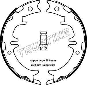 Trusting 115.311 - Kit ganasce, Freno stazionamento autozon.pro