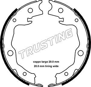 Trusting 115.322 - Kit ganasce, Freno stazionamento autozon.pro