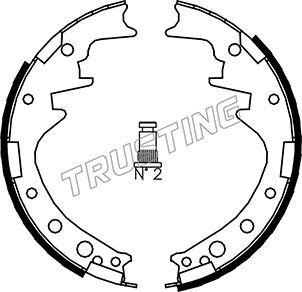 Trusting 115.249 - Kit ganasce freno autozon.pro