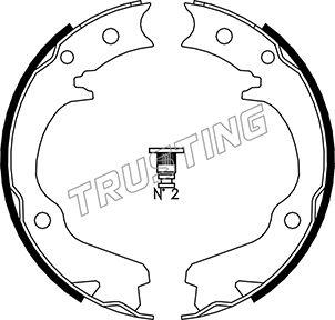 Trusting 110.336 - Kit ganasce, Freno stazionamento autozon.pro