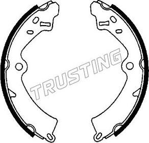 Trusting 111.228 - Kit ganasce freno autozon.pro