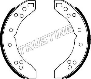 Trusting 118.233 - Kit ganasce freno autozon.pro