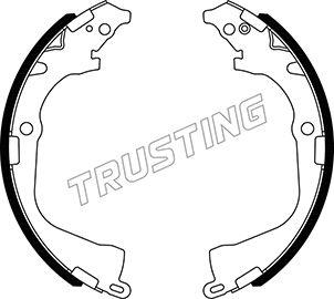 Trusting 124.290 - Kit ganasce freno autozon.pro