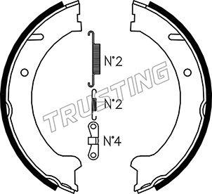 Trusting 127.274K - Kit ganasce, Freno stazionamento autozon.pro