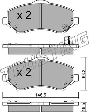 BENDIX 573298 - Kit pastiglie freno, Freno a disco autozon.pro