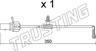 Trusting SU.380 - Contatto segnalazione, Usura past. freno / mat. d'attrito autozon.pro