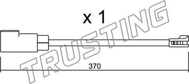 Trusting SU.339 - Contatto segnalazione, Usura past. freno / mat. d'attrito autozon.pro