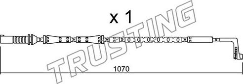 Trusting SU.285 - Contatto segnalazione, Usura past. freno / mat. d'attrito autozon.pro