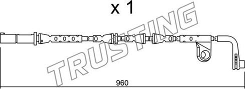 Trusting SU.220 - Contatto segnalazione, Usura past. freno / mat. d'attrito autozon.pro