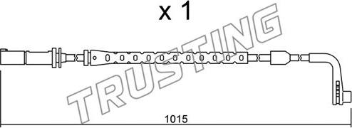 Trusting SU.221 - Contatto segnalazione, Usura past. freno / mat. d'attrito autozon.pro