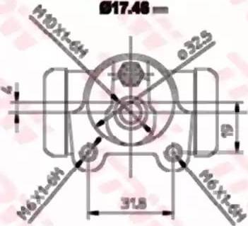 TRW BWA129 - Cilindretto freno autozon.pro