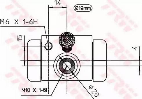 TRW BWD100 - Cilindretto freno autozon.pro