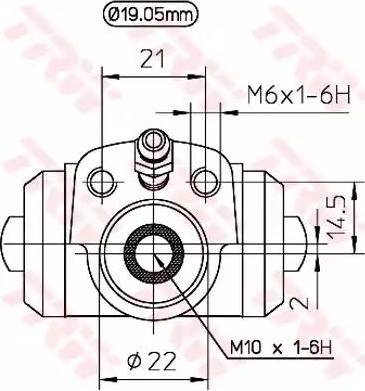 TRW BWD113 - Cilindretto freno autozon.pro