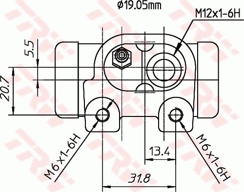 TRW BWD305 - Cilindretto freno autozon.pro