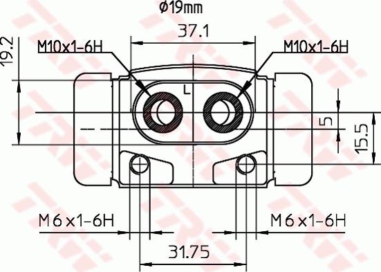 TRW BWD293 - Cilindretto freno autozon.pro