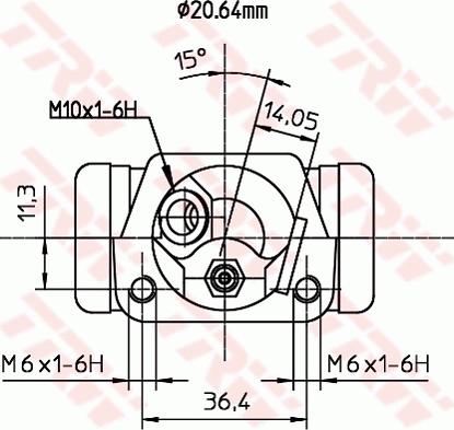 TRW BWF191 - Cilindretto freno autozon.pro