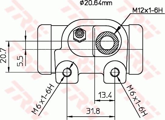 TRW BWF130 - Cilindretto freno autozon.pro