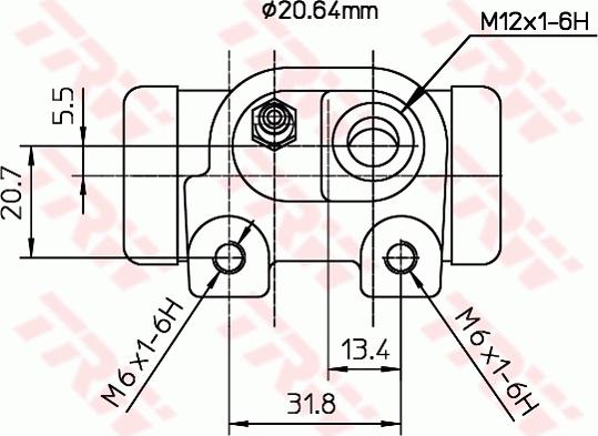 TRW BWF123 - Cilindretto freno autozon.pro