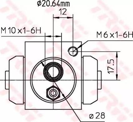 TRW BWF309 - Cilindretto freno autozon.pro