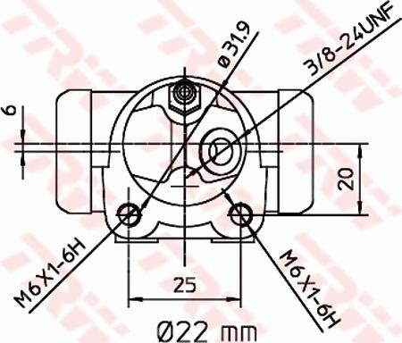 TRW BWH152 - Cilindretto freno autozon.pro