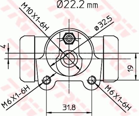 TRW BWH167 - Cilindretto freno autozon.pro