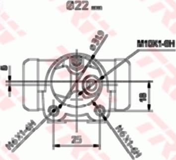 TRW BW-H112 - Cilindretto freno autozon.pro