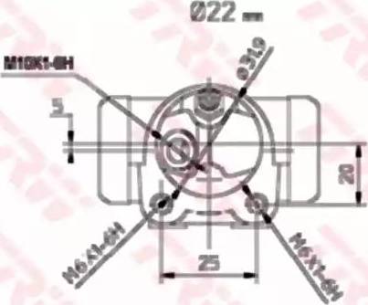 TRW BWH174 - Cilindretto freno autozon.pro