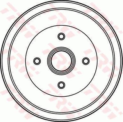 TRW DB4019 - Tamburo freno autozon.pro