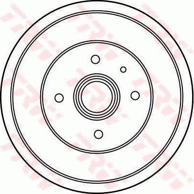 TRW DB4200 - Tamburo freno autozon.pro