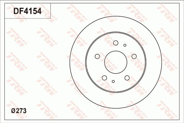 TRW DF4154 - Discofreno autozon.pro