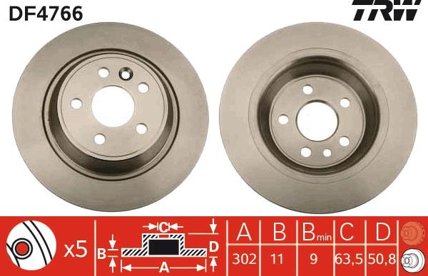 TRW DF4766 - Discofreno autozon.pro