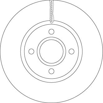 TRW DF6509 - Discofreno autozon.pro