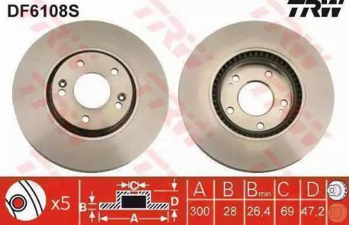 Mobis 517123K110 - Discofreno autozon.pro