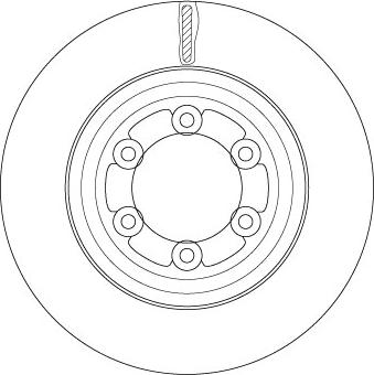 TRW DF6736S - Discofreno autozon.pro