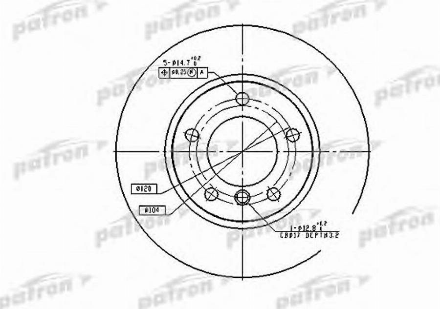 TRW DF1537BP - Discofreno autozon.pro