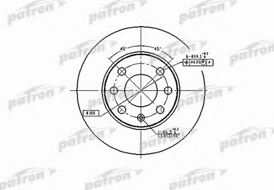 TRW DF1607BP - Discofreno autozon.pro