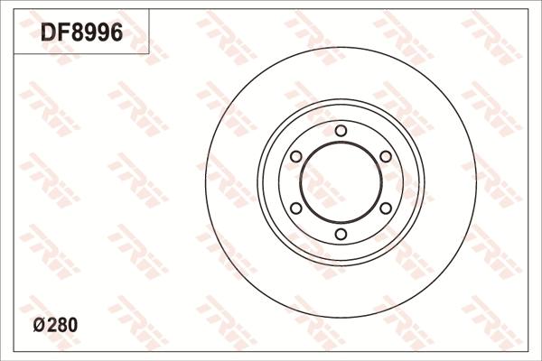 TRW DF8996 - Discofreno autozon.pro