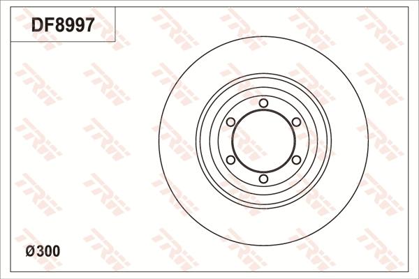 TRW DF8997 - Discofreno autozon.pro