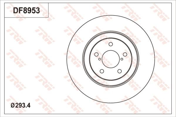 TRW DF8953 - Discofreno autozon.pro