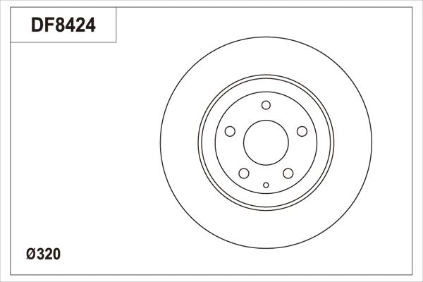 TRW DF8424S - Discofreno autozon.pro