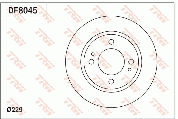 TRW DF8045 - Discofreno autozon.pro