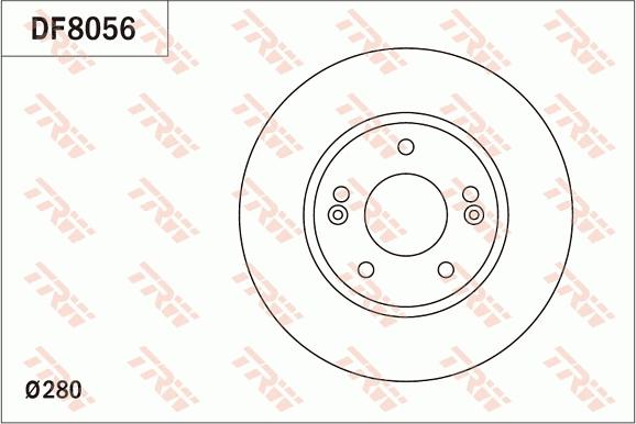 TRW DF8056 - Discofreno autozon.pro