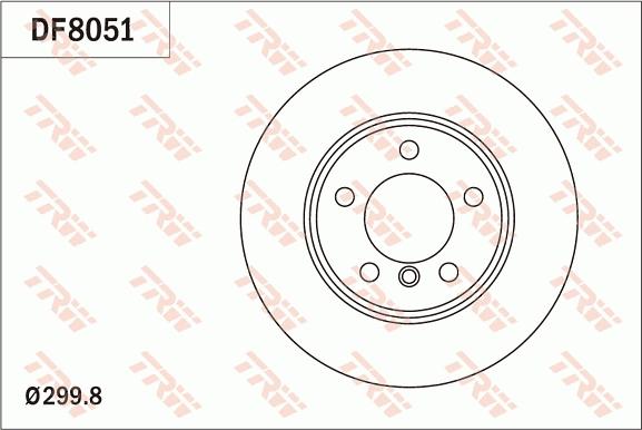 TRW DF8051 - Discofreno autozon.pro