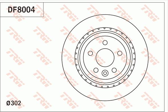 TRW DF8004 - Discofreno autozon.pro