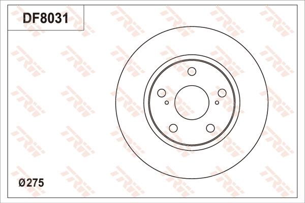 TRW DF8031 - Discofreno autozon.pro