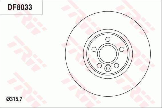 TRW DF8033 - Discofreno autozon.pro