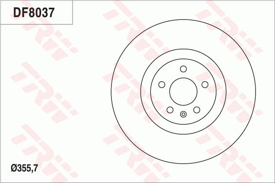 TRW DF8037 - Discofreno autozon.pro