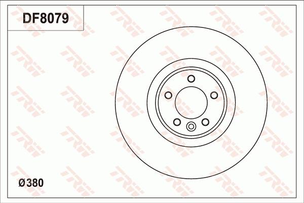 TRW DF8079S - Discofreno autozon.pro