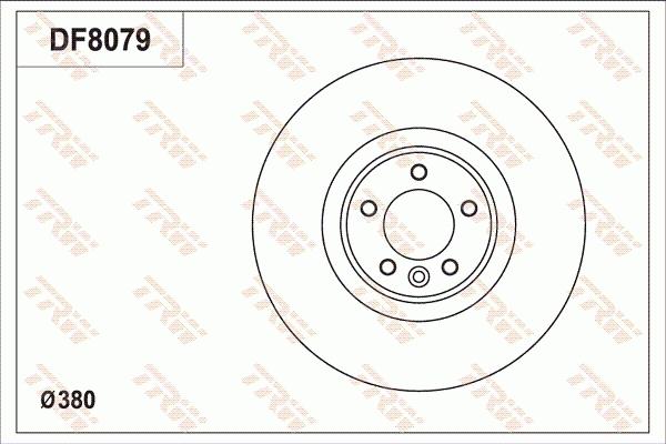 TRW DF8079 - Discofreno autozon.pro